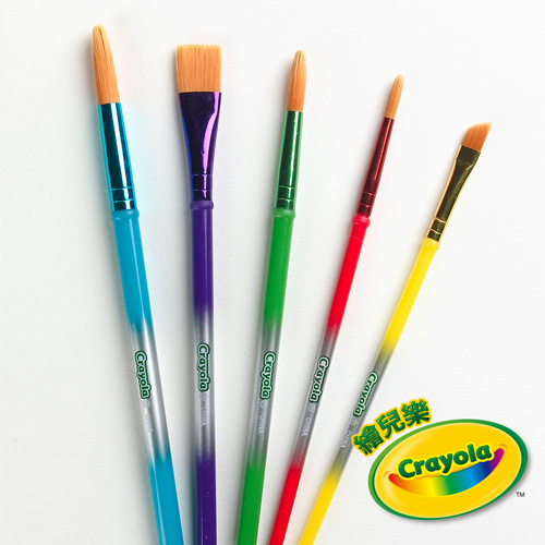 美國crayola 刷具5支
