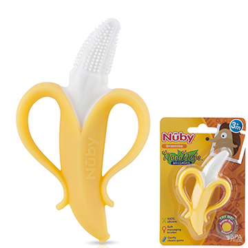 美國Nuby香蕉固齒器