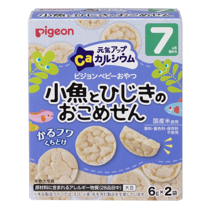 【Pigeon 貝親】小魚洋栖菜餅乾(7g*2袋)