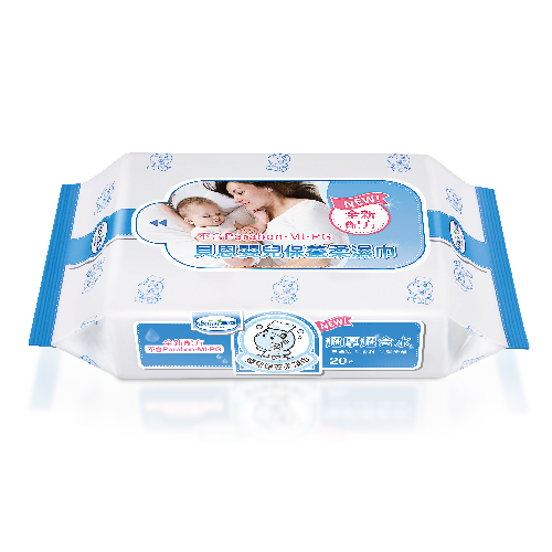 【Baan 貝恩】嬰兒保養柔濕巾(20抽x60包)